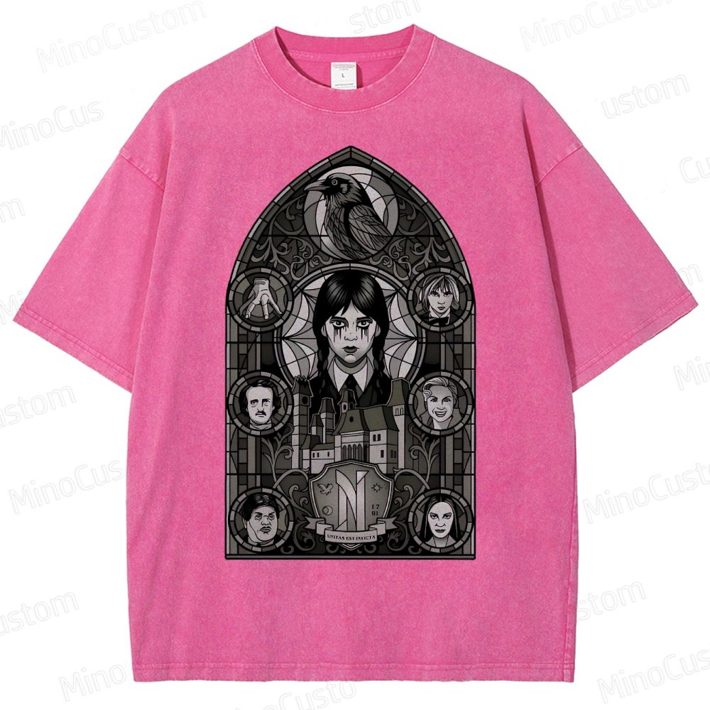 Stained Glass of Outcasts Vintage Washed T-Shirt
