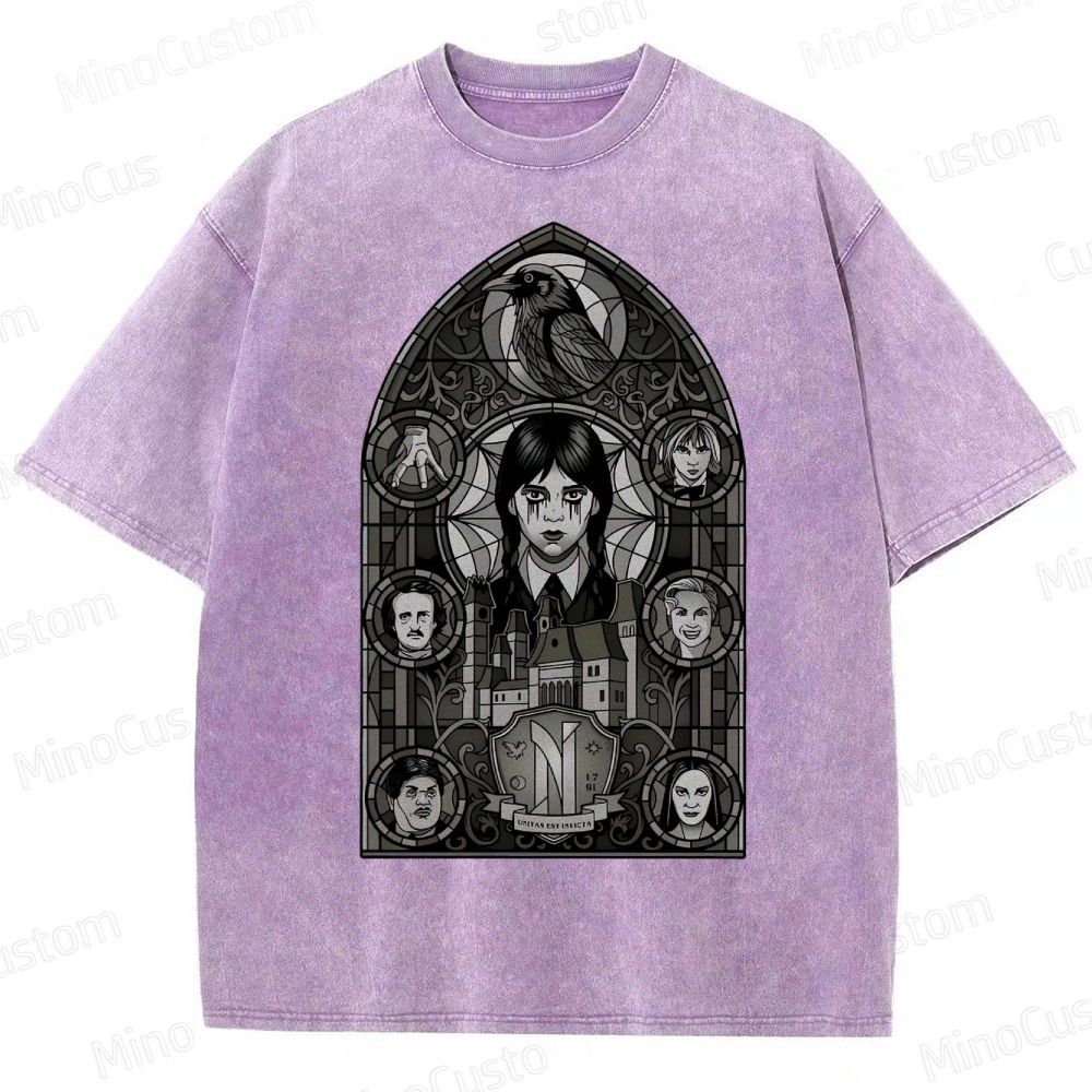 Stained Glass of Outcasts Vintage Washed T-Shirt