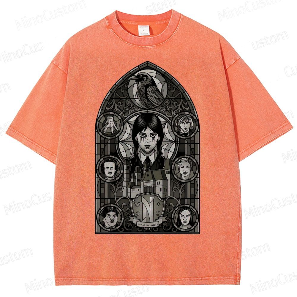Stained Glass of Outcasts Vintage Washed T-Shirt