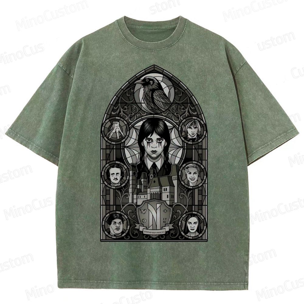 Stained Glass of Outcasts Vintage Washed T-Shirt