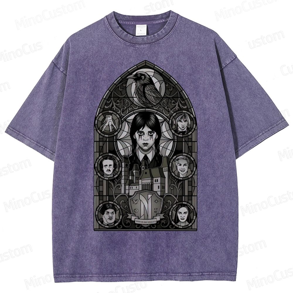 Stained Glass of Outcasts Vintage Washed T-Shirt