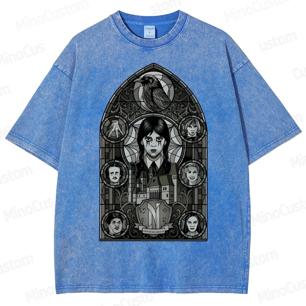 Stained Glass of Outcasts Vintage Washed T-Shirt