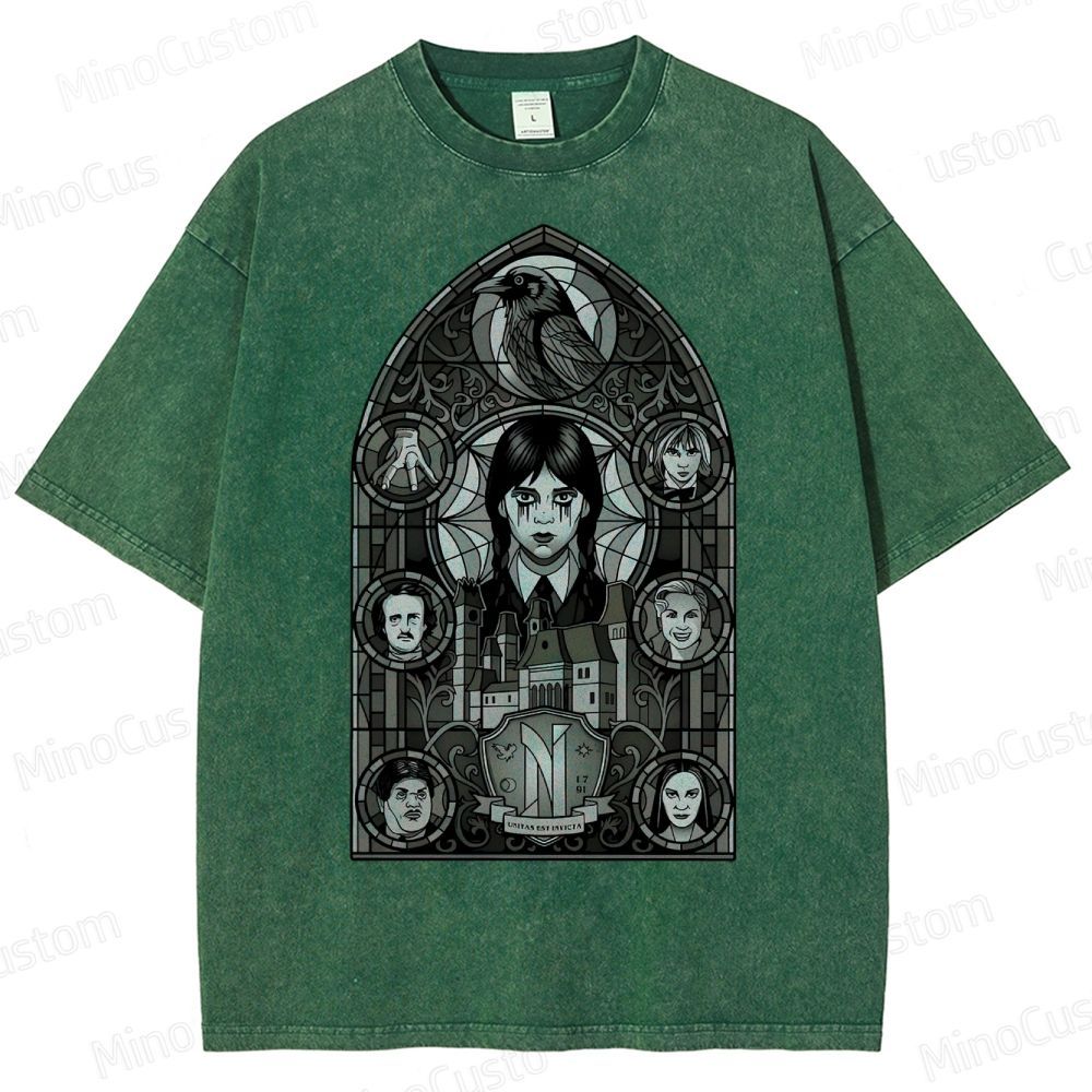 Stained Glass of Outcasts Vintage Washed T-Shirt