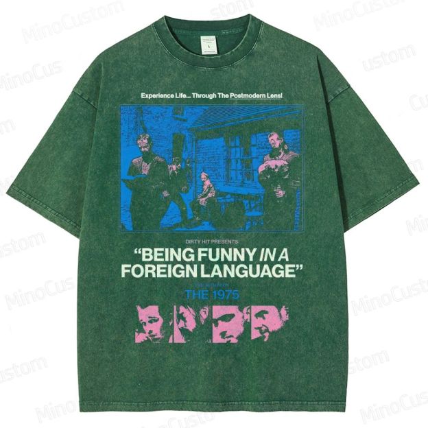 The 1975 “Being Funny in a Foreign Language”  Washed T-Shirt 