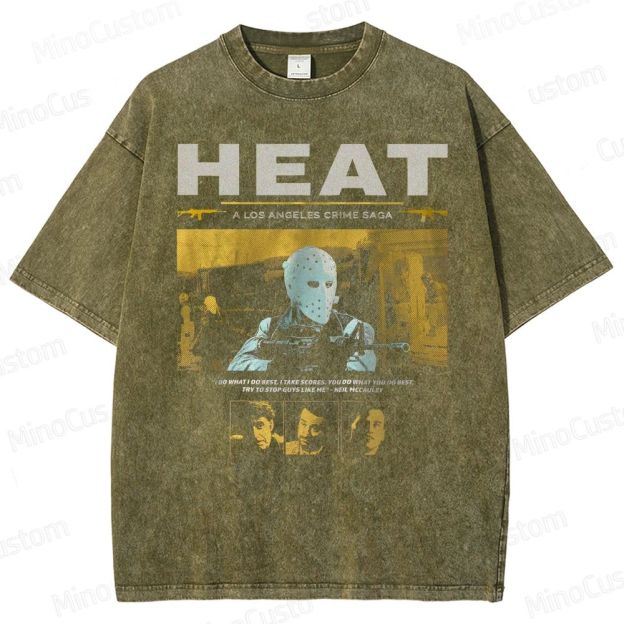 90s Heist Crime Cinema Washed T-Shirt 