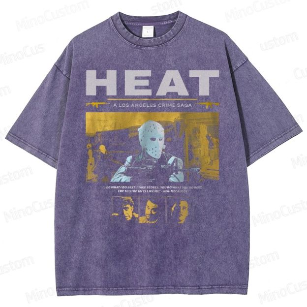 90s Heist Crime Cinema Washed T-Shirt 