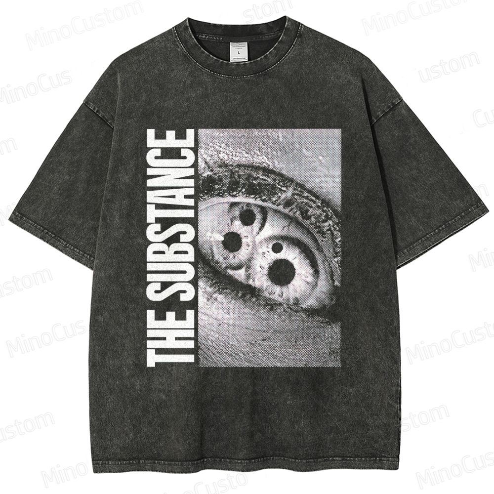 The Substance Vintage Washed Sci - Fi Horror T - shirt