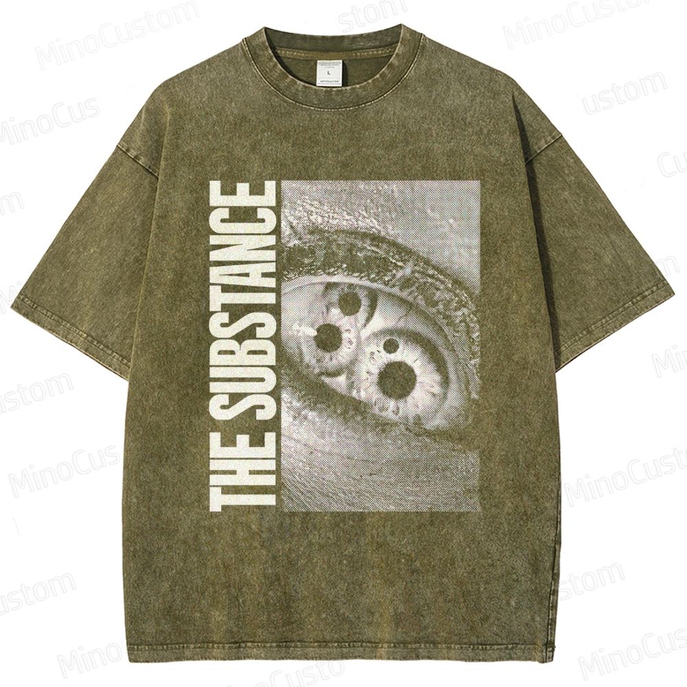The Substance Vintage Washed Sci - Fi Horror T - shirt