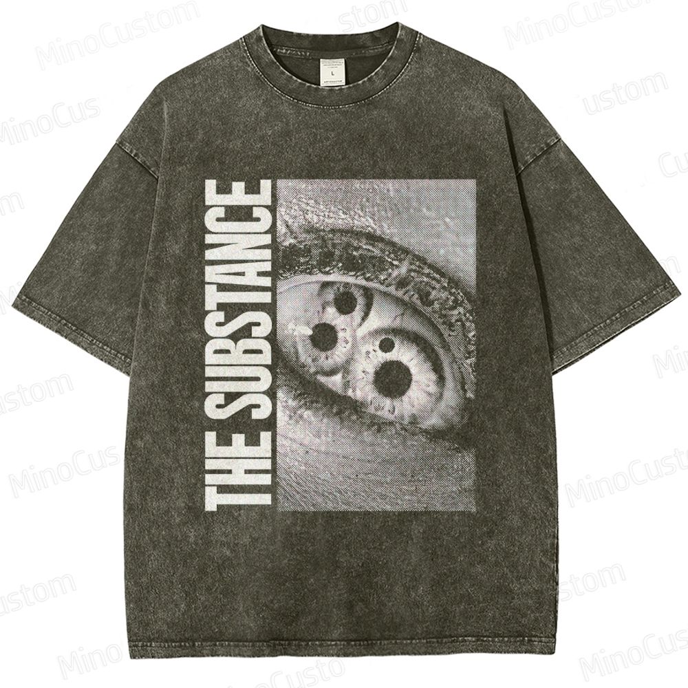 The Substance Vintage Washed Sci - Fi Horror T - shirt