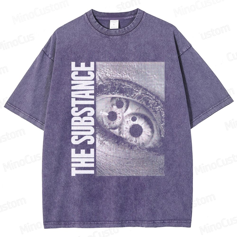 The Substance Vintage Washed Sci - Fi Horror T - shirt
