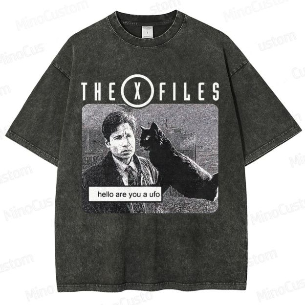 The X - Files Vintage Washed Sci - Fi Mystery T - shirt