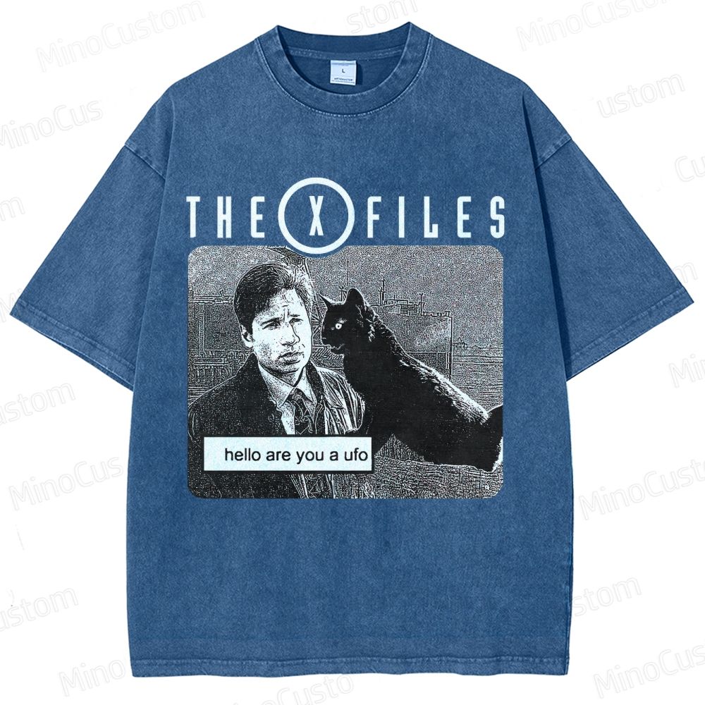 The X - Files Vintage Washed Sci - Fi Mystery T - shirt