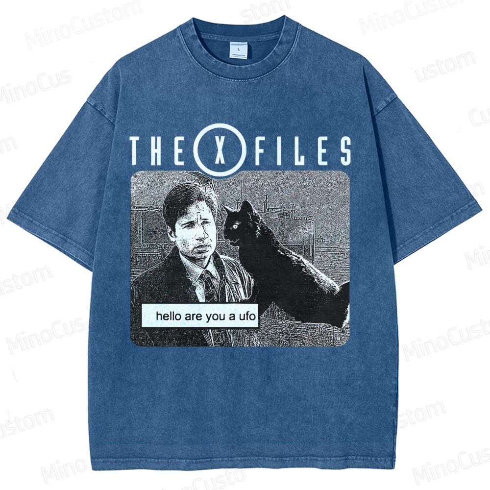 The X - Files Vintage Washed Sci - Fi Mystery T - shirt