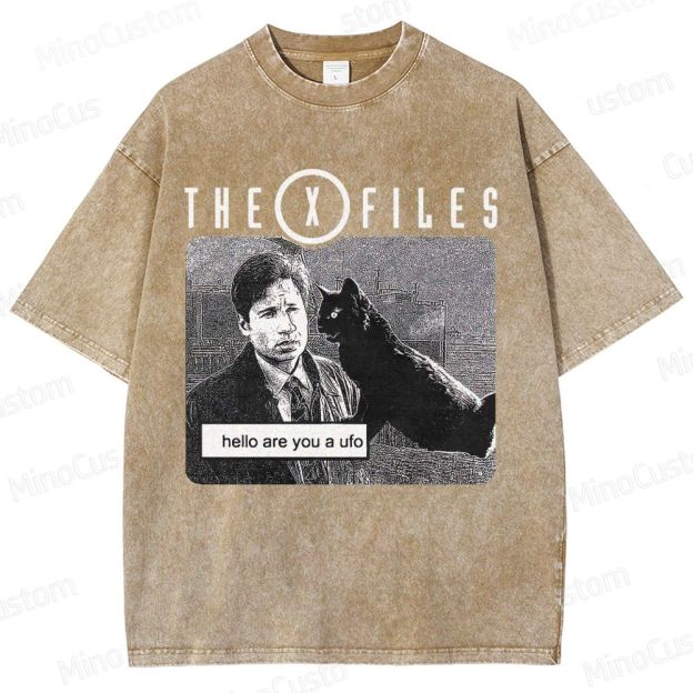 The X - Files Vintage Washed Sci - Fi Mystery T - shirt