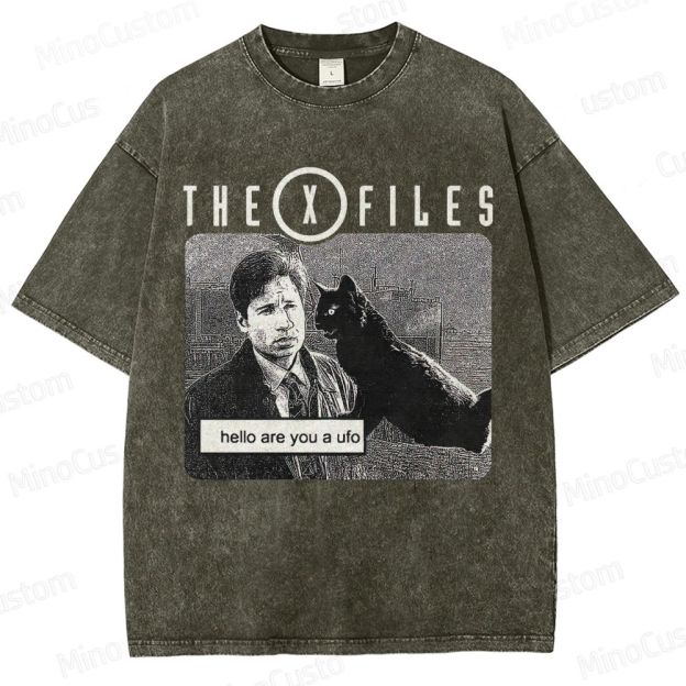 The X - Files Vintage Washed Sci - Fi Mystery T - shirt
