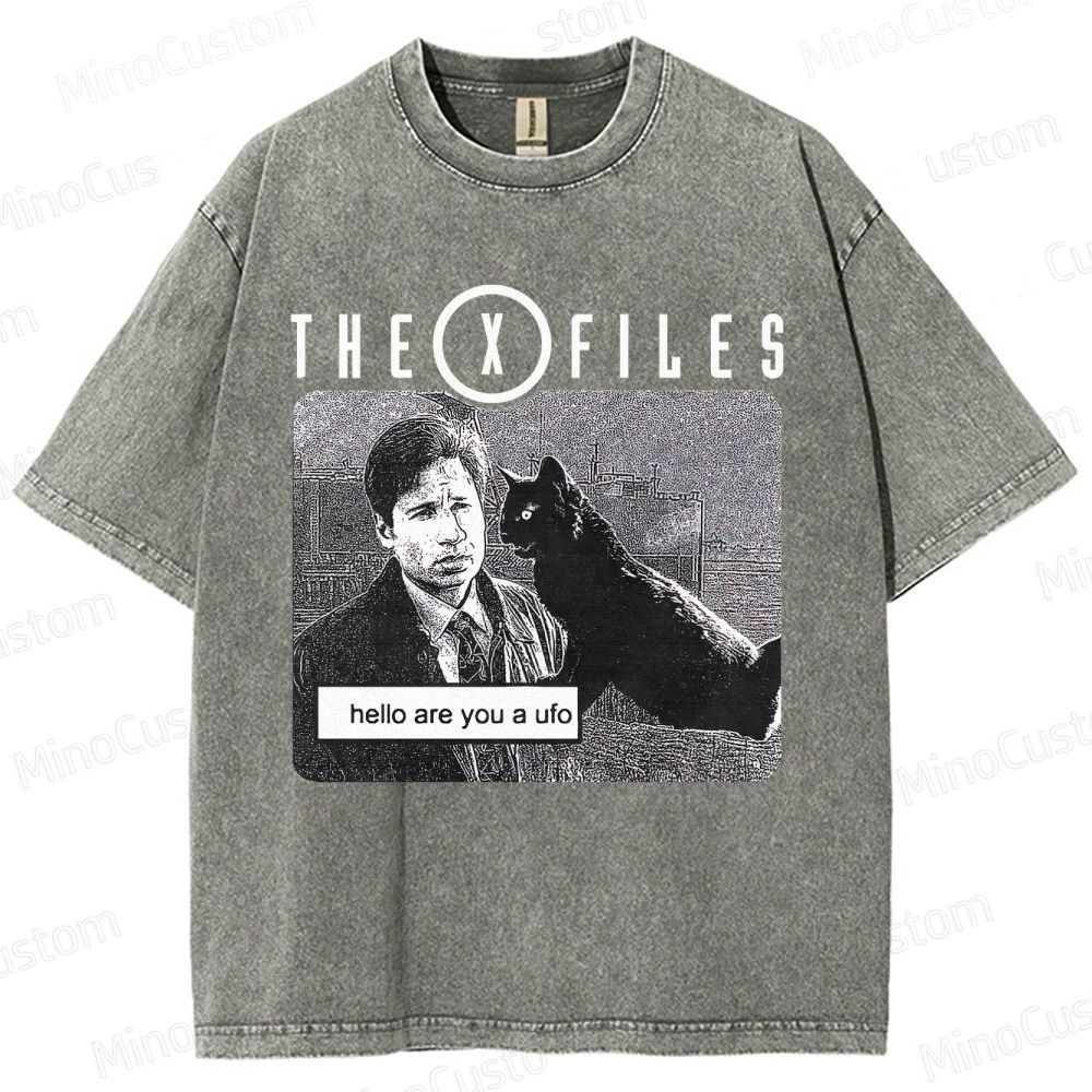 The X - Files Vintage Washed Sci - Fi Mystery T - shirt