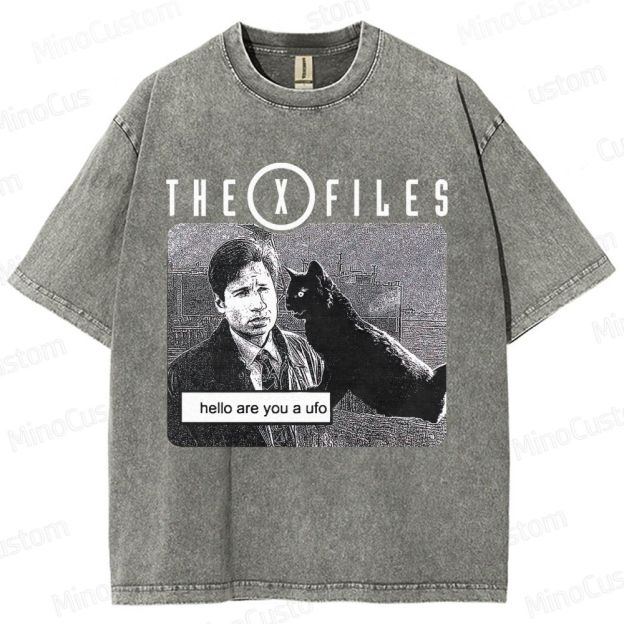 The X - Files Vintage Washed Sci - Fi Mystery T - shirt