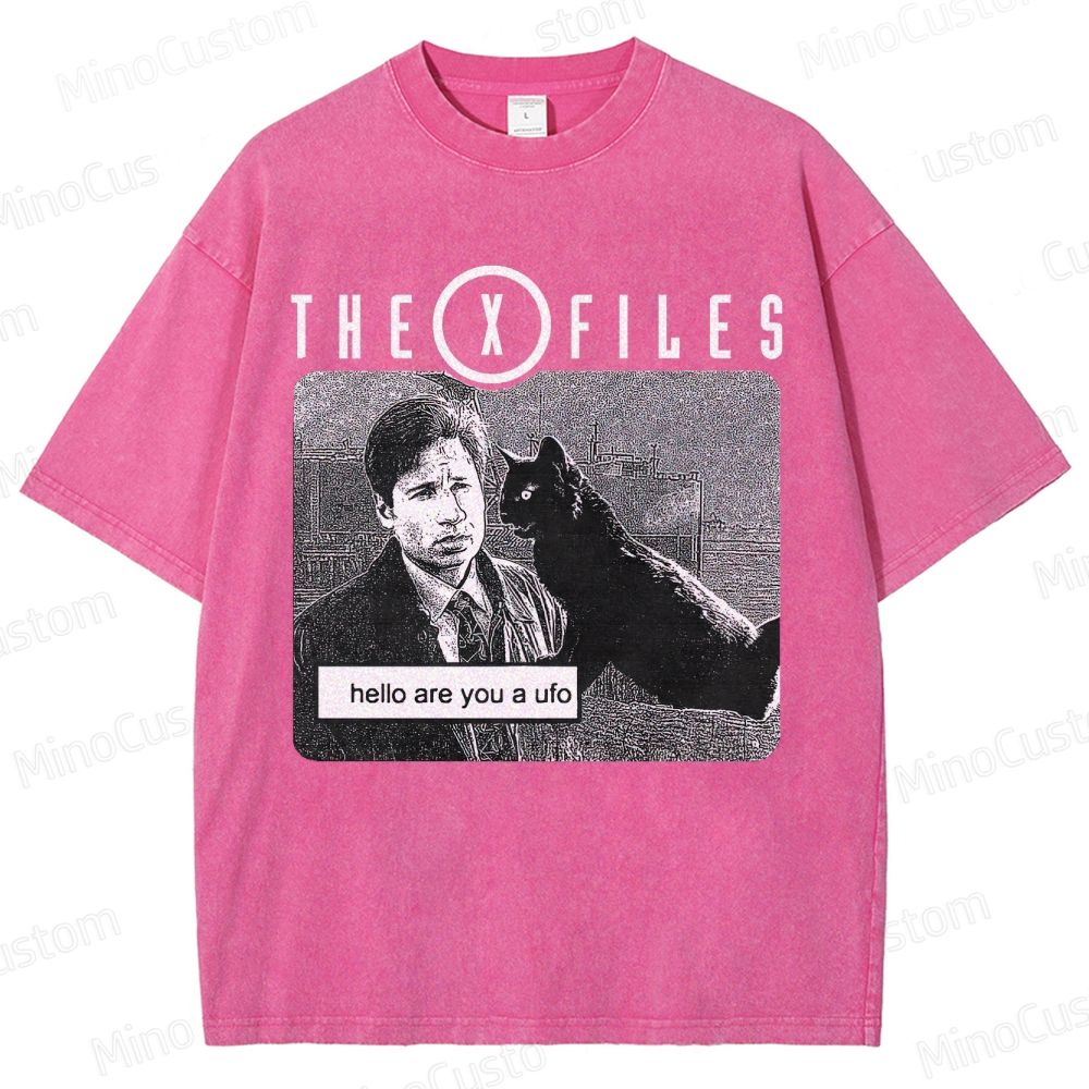 The X - Files Vintage Washed Sci - Fi Mystery T - shirt