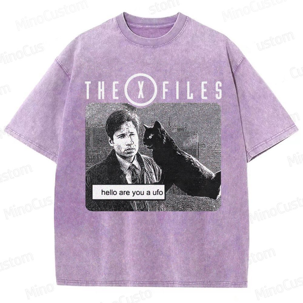 The X - Files Vintage Washed Sci - Fi Mystery T - shirt