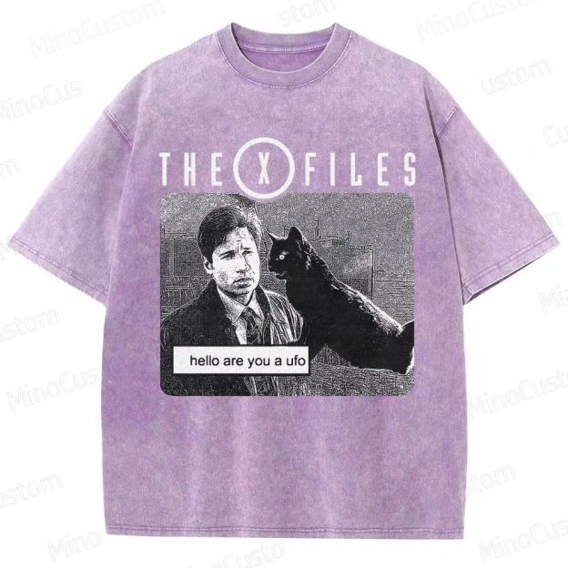 The X - Files Vintage Washed Sci - Fi Mystery T - shirt