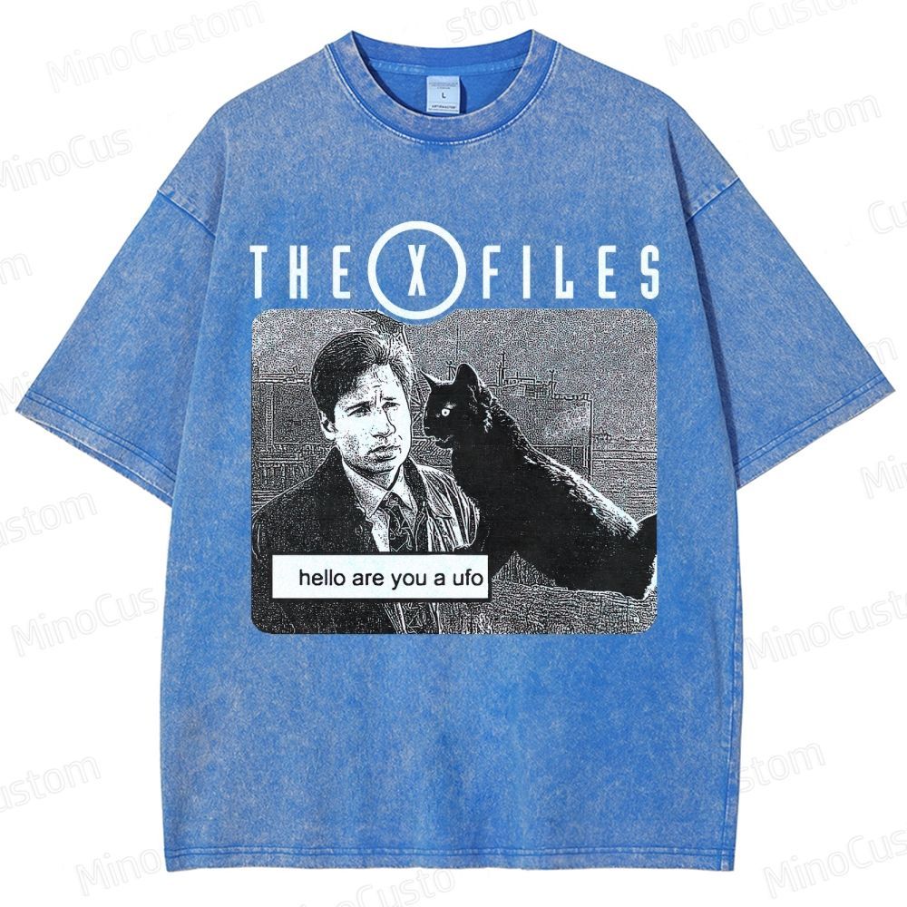 The X - Files Vintage Washed Sci - Fi Mystery T - shirt