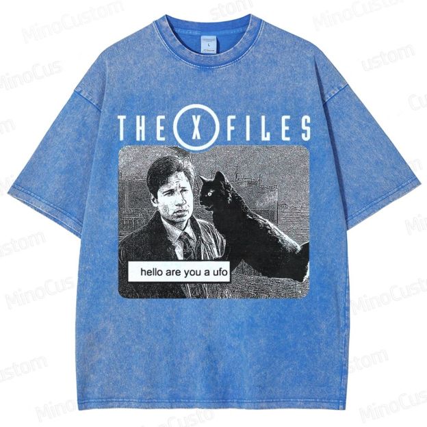 The X - Files Vintage Washed Sci - Fi Mystery T - shirt