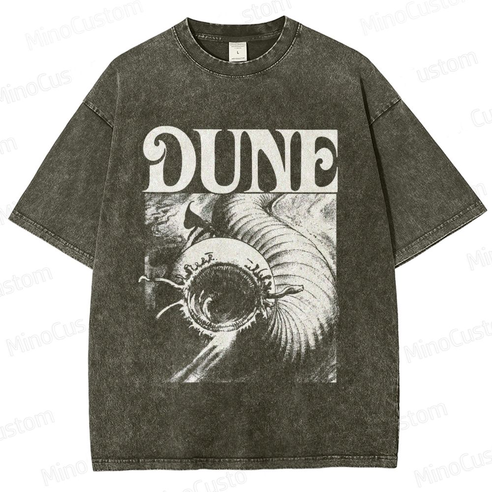 Dune Vintage Washed Sci - Fi Epic T - shirt