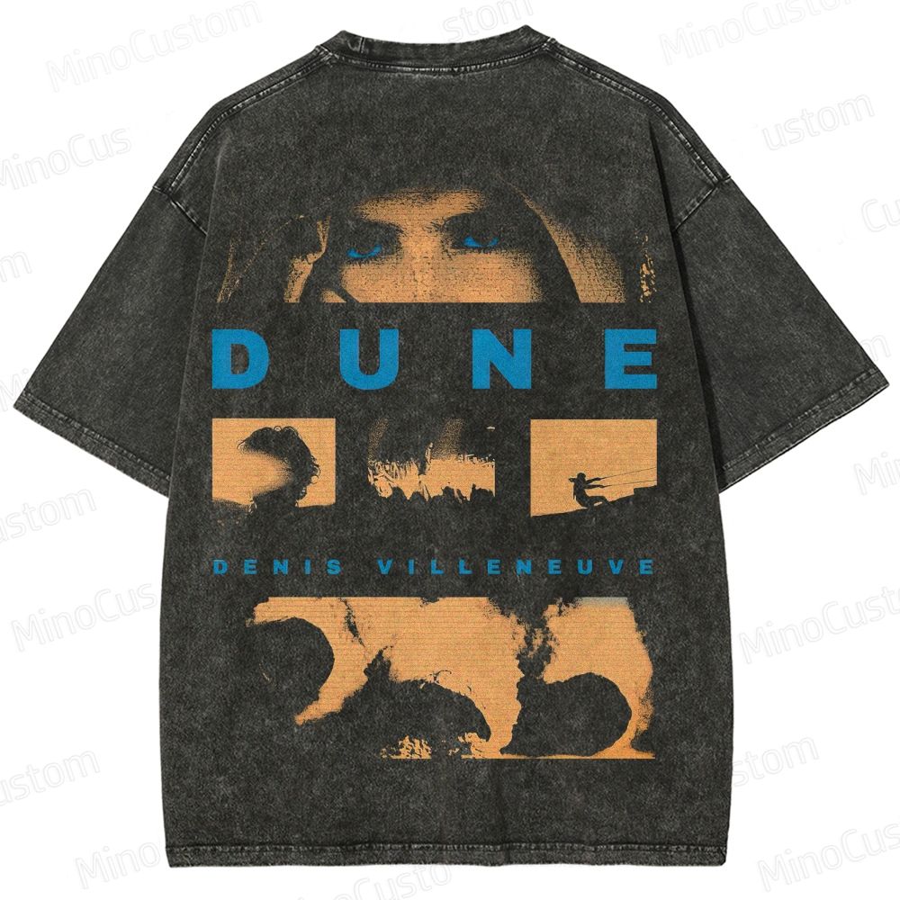 Dune Vintage Washed Sci - Fi Epic T - shirt