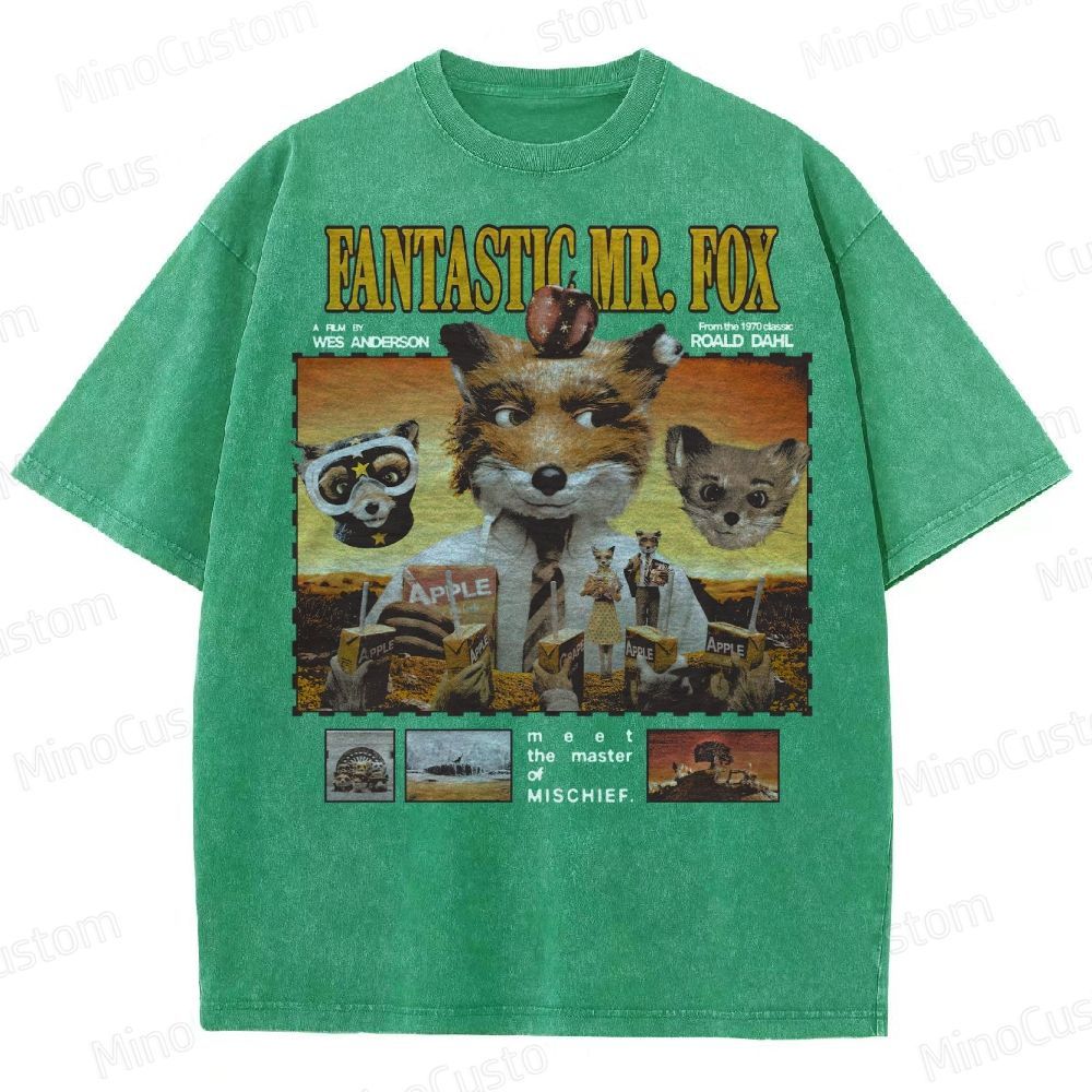 Fantastic Mr. Fox, Wes Anderson Washed T-Shirt