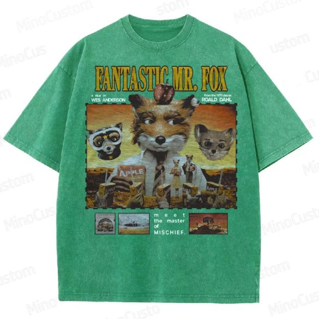 Fantastic Mr. Fox, Wes Anderson Washed T-Shirt