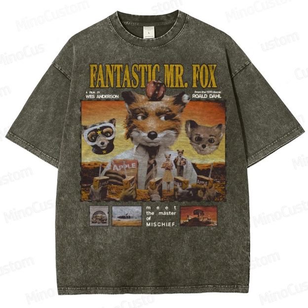 Fantastic Mr. Fox, Wes Anderson Washed T-Shirt
