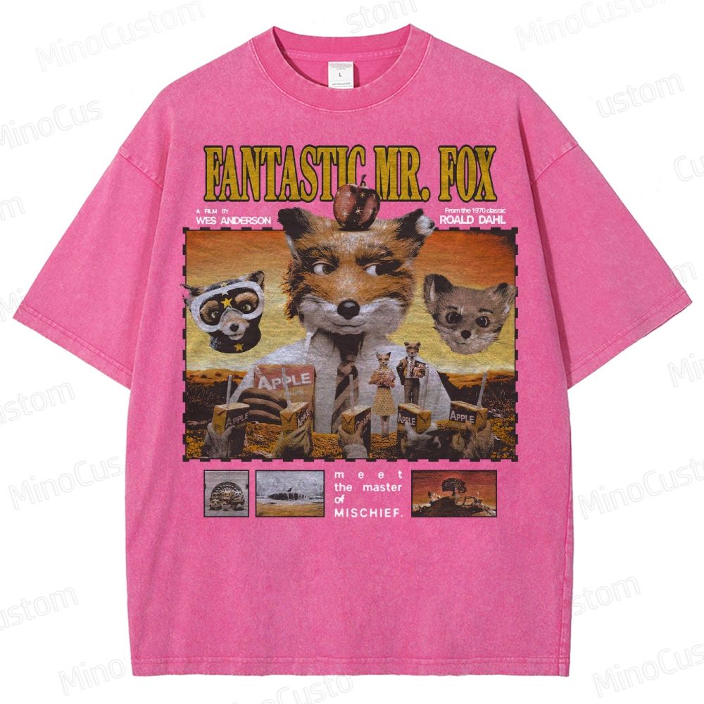 Fantastic Mr. Fox, Wes Anderson Washed T-Shirt