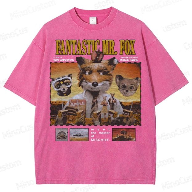 Fantastic Mr. Fox, Wes Anderson Washed T-Shirt