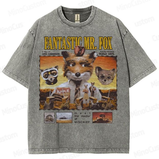 Fantastic Mr. Fox, Wes Anderson Washed T-Shirt