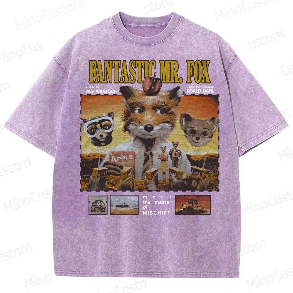 Fantastic Mr. Fox, Wes Anderson Washed T-Shirt