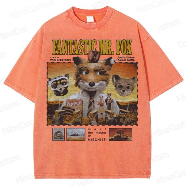 Fantastic Mr. Fox, Wes Anderson Washed T-Shirt