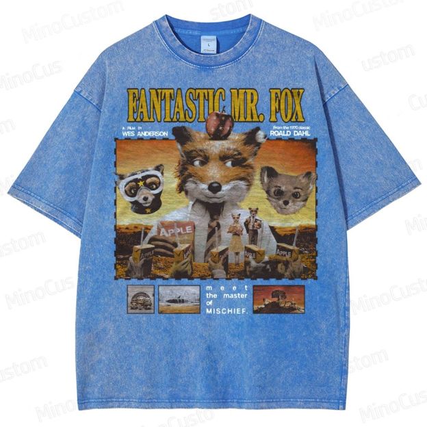 Fantastic Mr. Fox, Wes Anderson Washed T-Shirt