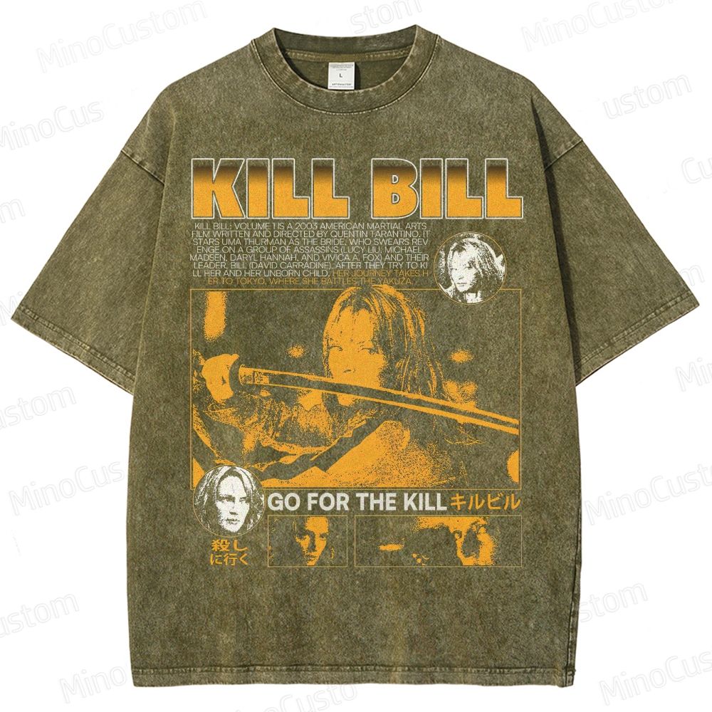 Kill Bill Vol. 1 Graphic Washed T-Shirt 