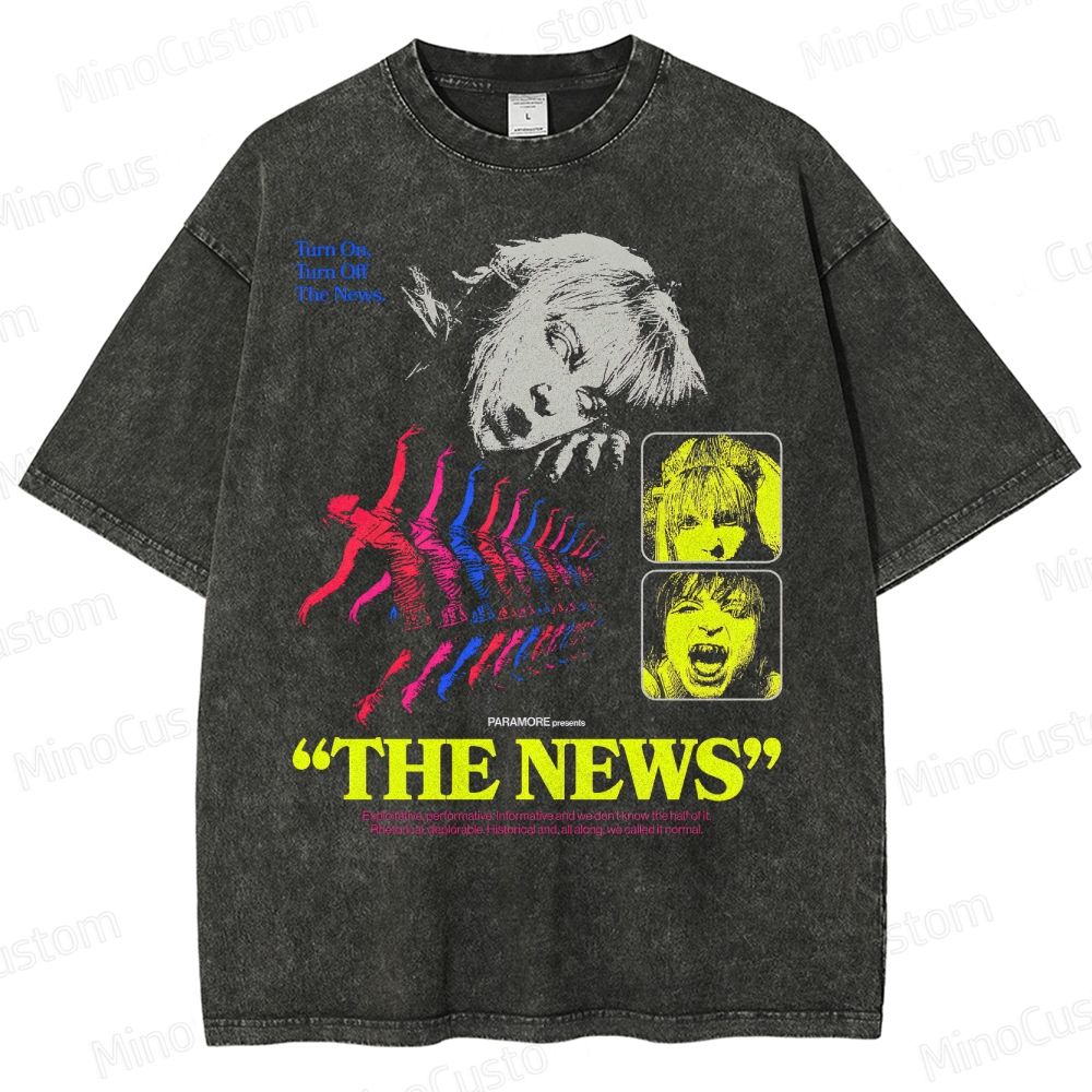 Paramore “The News” Washed T-Shirt 