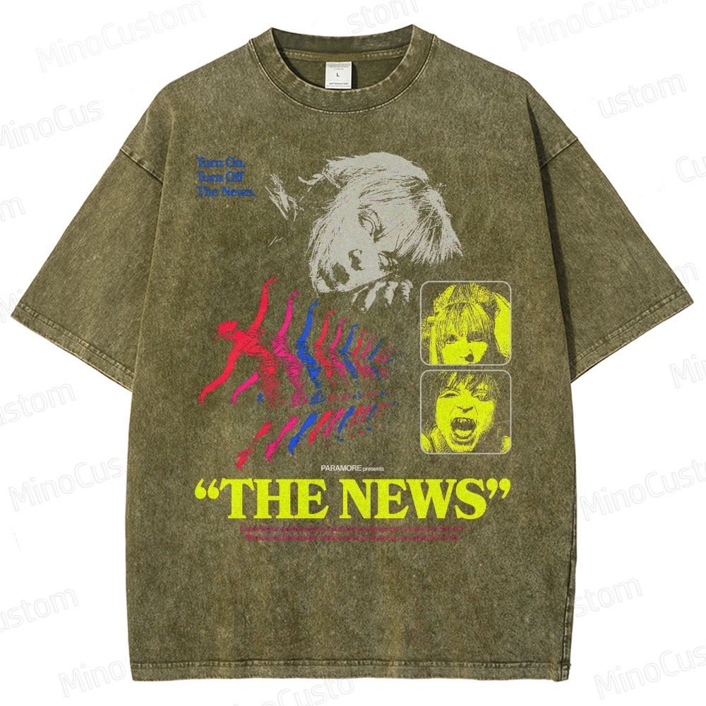 Paramore “The News” Washed T-Shirt 