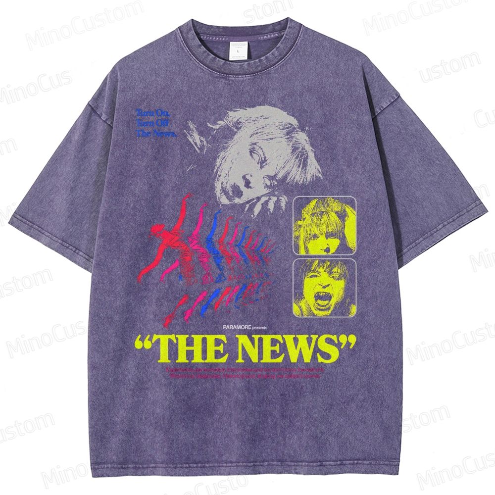 Paramore “The News” Washed T-Shirt 