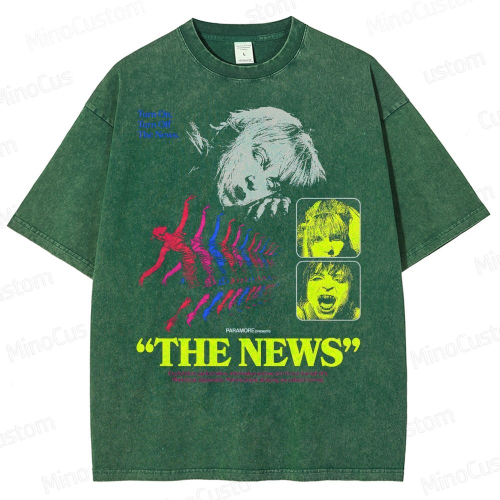 Paramore “The News” Washed T-Shirt 