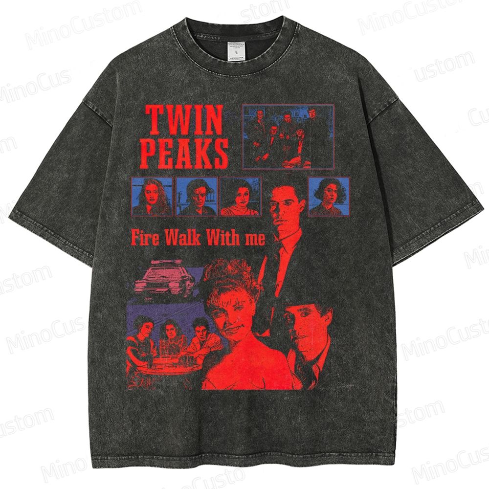 Twin Peaks “Fire Walk With Me” Graphic Washed T-Shirt 