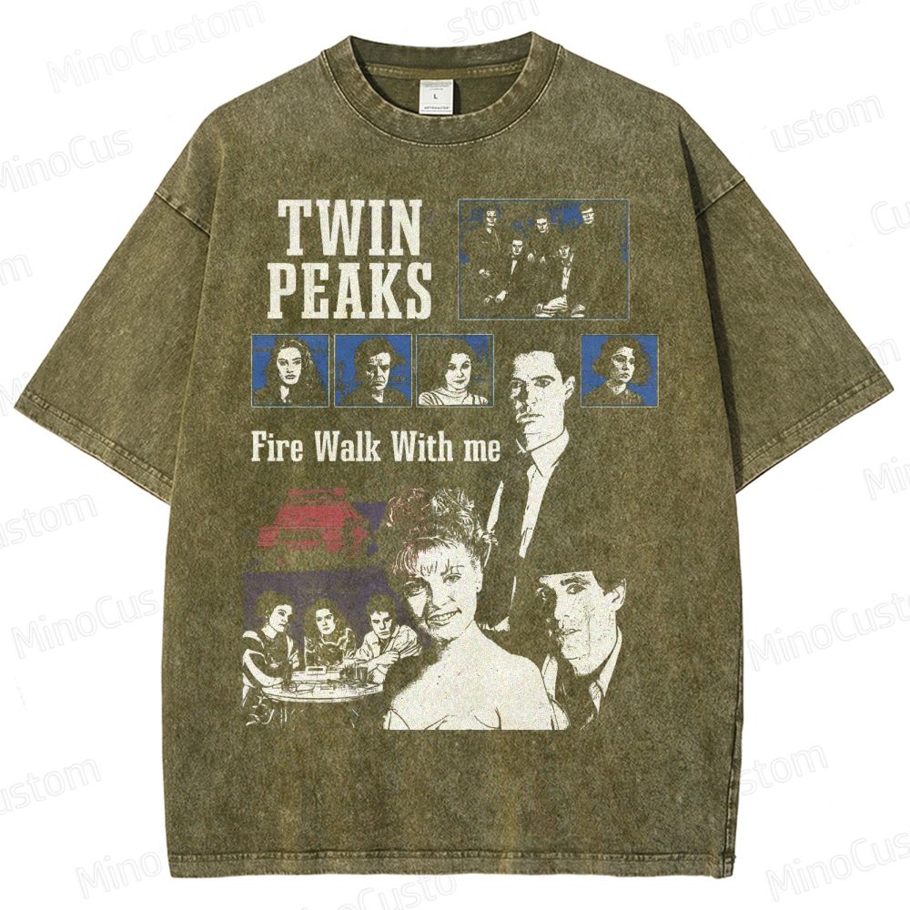 Twin Peaks “Fire Walk With Me” Graphic Washed T-Shirt 