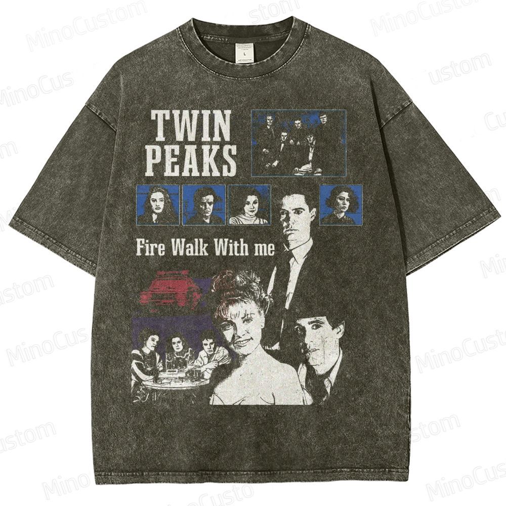 Twin Peaks “Fire Walk With Me” Graphic Washed T-Shirt 
