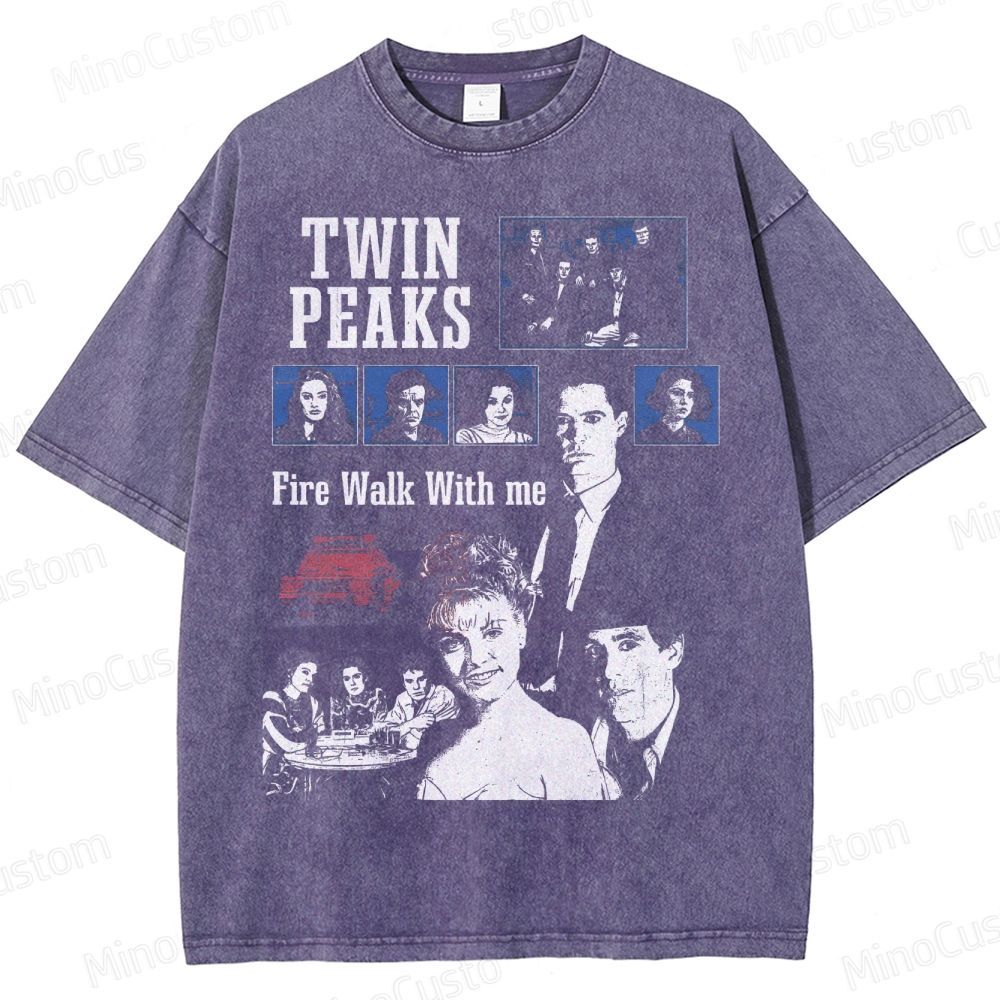 Twin Peaks “Fire Walk With Me” Graphic Washed T-Shirt 