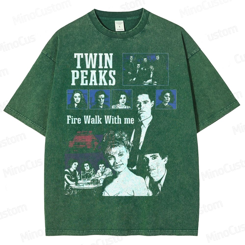 Twin Peaks “Fire Walk With Me” Graphic Washed T-Shirt 