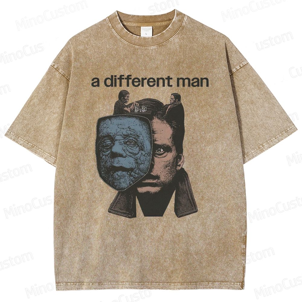 A Different Man Vintage Washed Psychological Thriller T - shirt