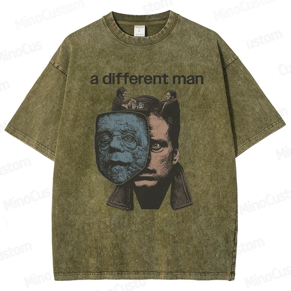 A Different Man Vintage Washed Psychological Thriller T - shirt