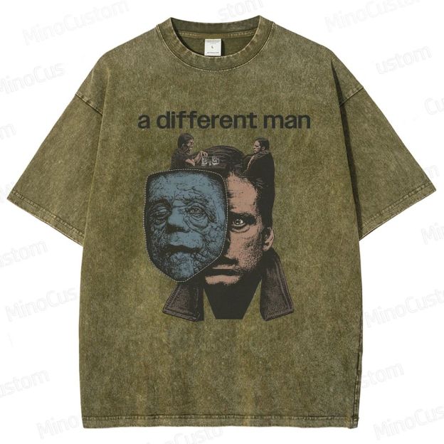 A Different Man Vintage Washed Psychological Thriller T - shirt